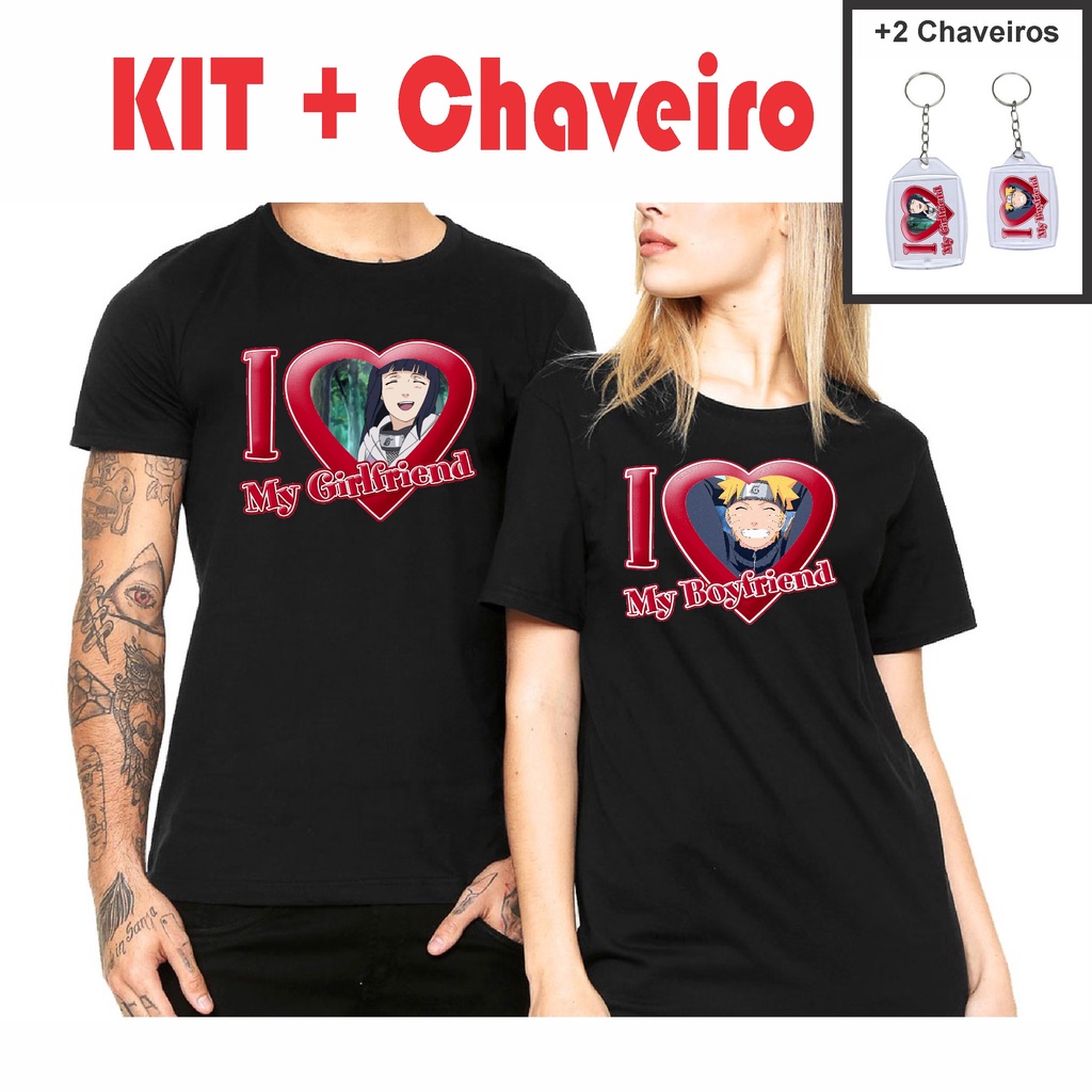 Camisa i love my Girlfriend + I lovy my Boyfriend  | Camisa Personalizada