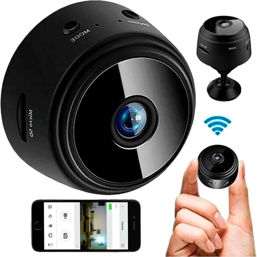 A9 HD Mini com visão noturna Wifi Câmera 1080P Sem Fio Vigilância