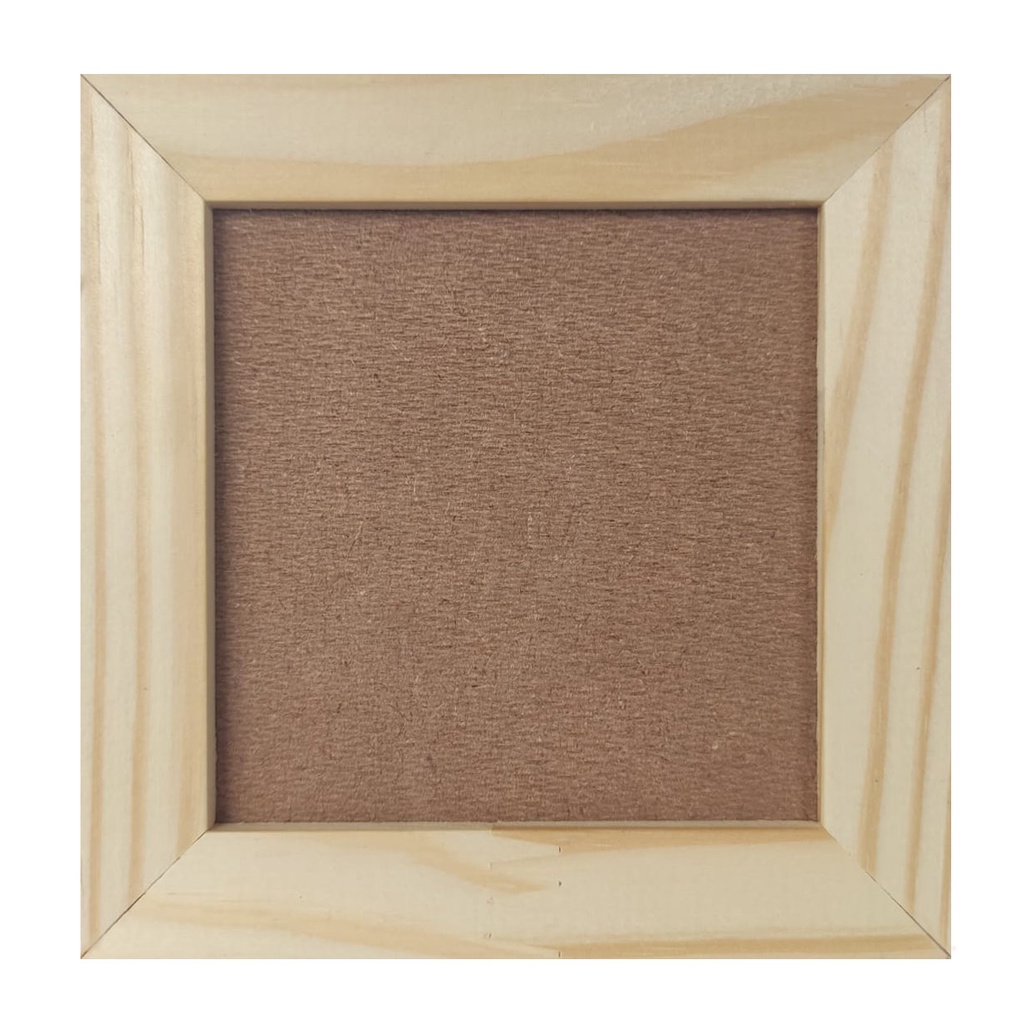 Porta Retrato 10x10 Pinus Natural em Oferta na Shopee