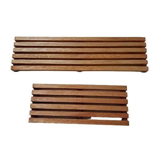 Mini Ripado Mini Palete Multiuso madeira impermeabilizada decoração e utilidade doméstica
