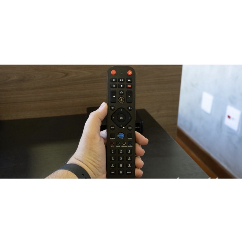 Controle Remoto compativel Claro E Net Tv Hd 4k Com Comando De Voz Promoção - detalhe