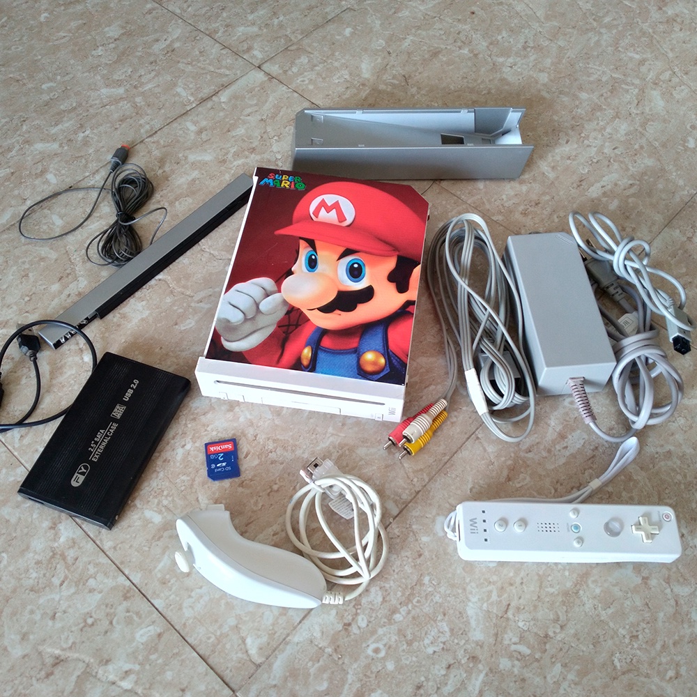 Nintendo Wii Completo Controle Hd Com Jogos Shopee Brasil