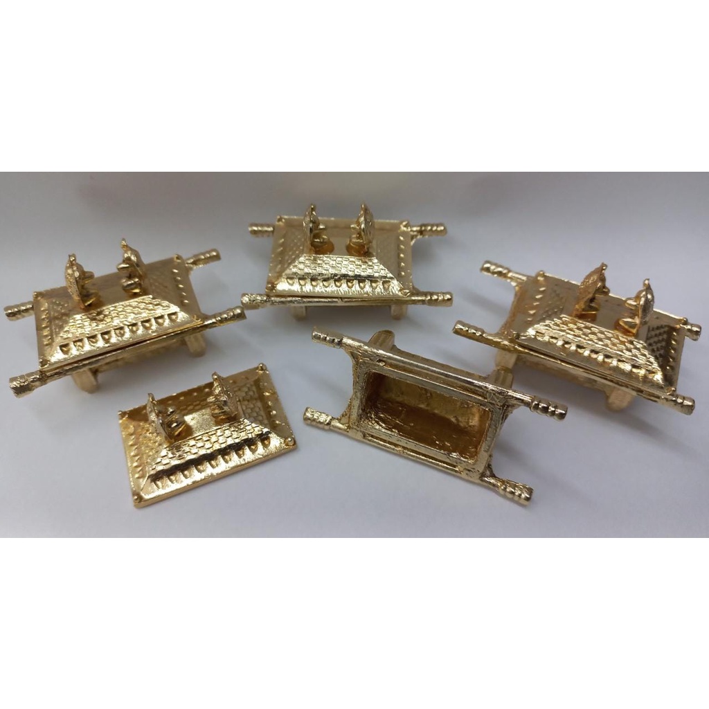 Kit com 5 mini arca de metal