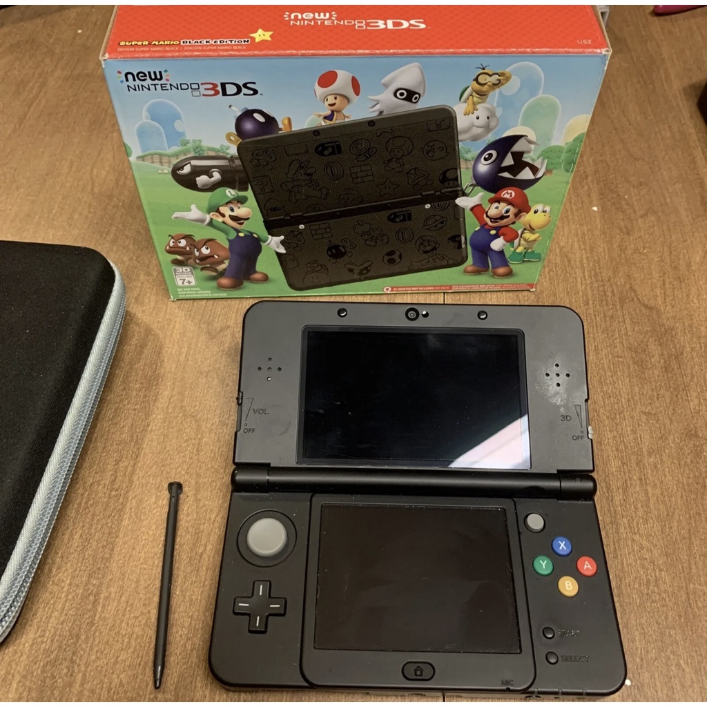 Nintendo New 3DS Super Mario Black Edition Handheld System Console