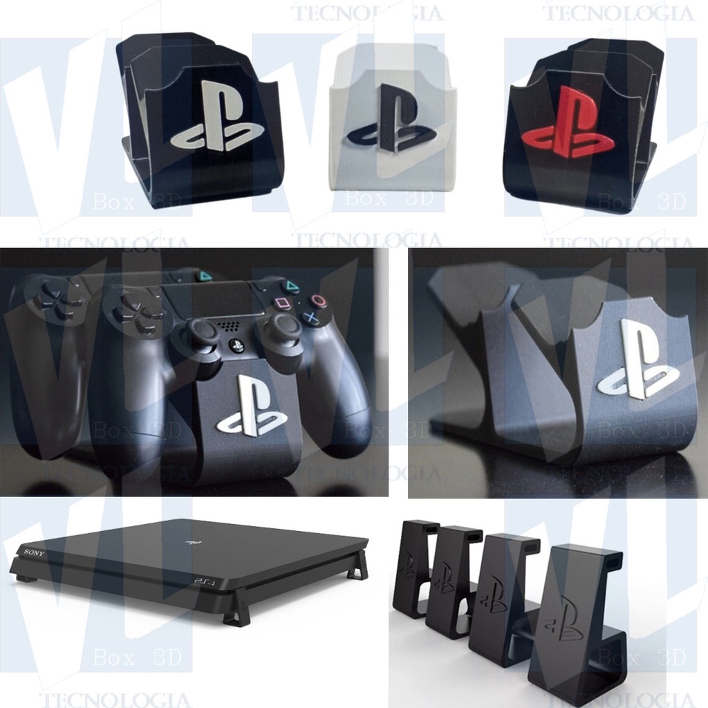 Monzlteck Supporto Da Scrivania Per PS5/PS5 Slim, Montaggio Invisibile - Foto 3