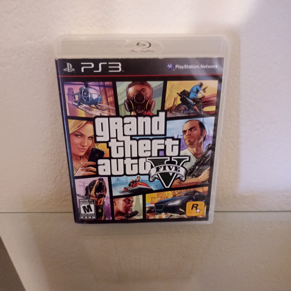 Jogo Gta 5 Grand Theft Auto V Midia Fisica Ps3 Shopee Brasil 9534