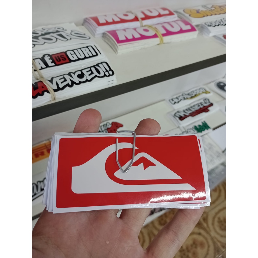 Adesivo Quiksilver  para Moto Carro Bike