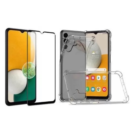 Kit Capa Capinha + Vidro 3D Temperado P/ Samsung A14 em Oferta na Shopee
