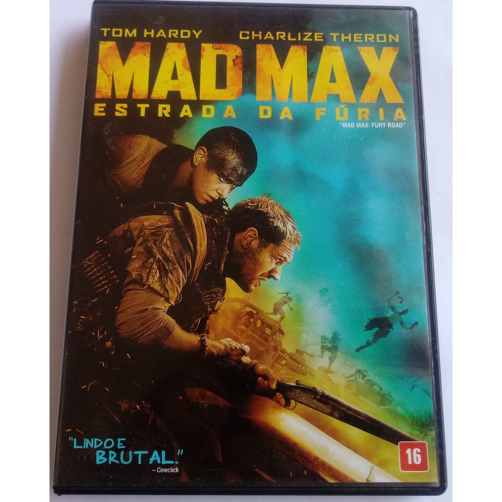 Dvd filme Mad max estrada da fúria tom hardy