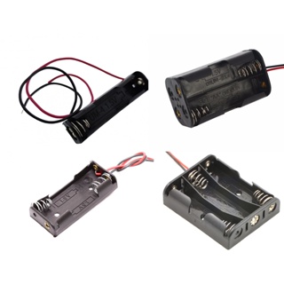 Suporte para pilhas AA com fio soldado. em Oferta na Shopee