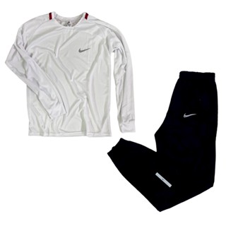 Roupas Conjunto camiseta manga longa e calça DRI FIT Adulto masculino- promoção enviamos no mesmo dia!!!