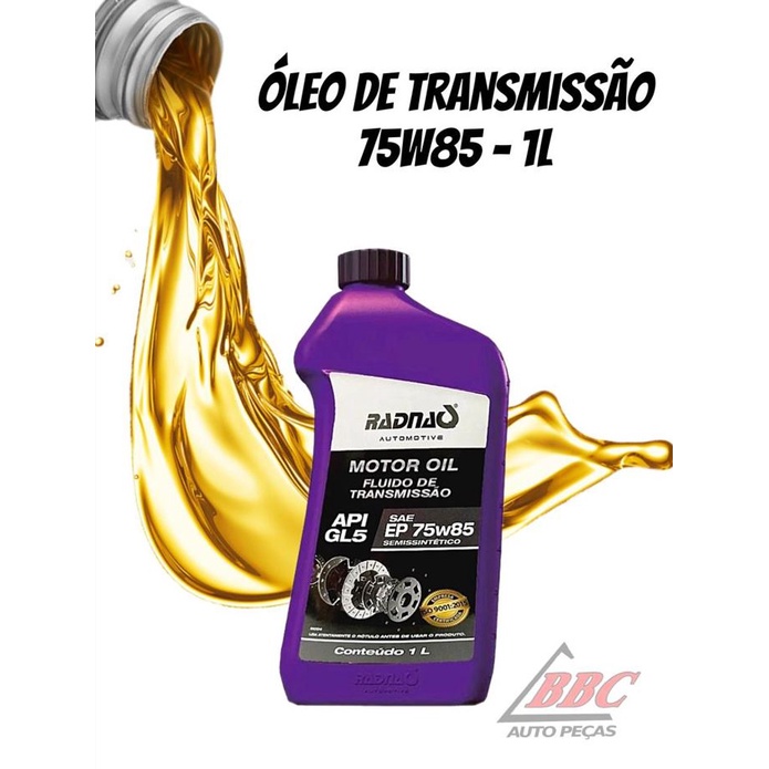 Óleo Para Transmissão 75w85 Semissintético Api Gl-5 Radnaq