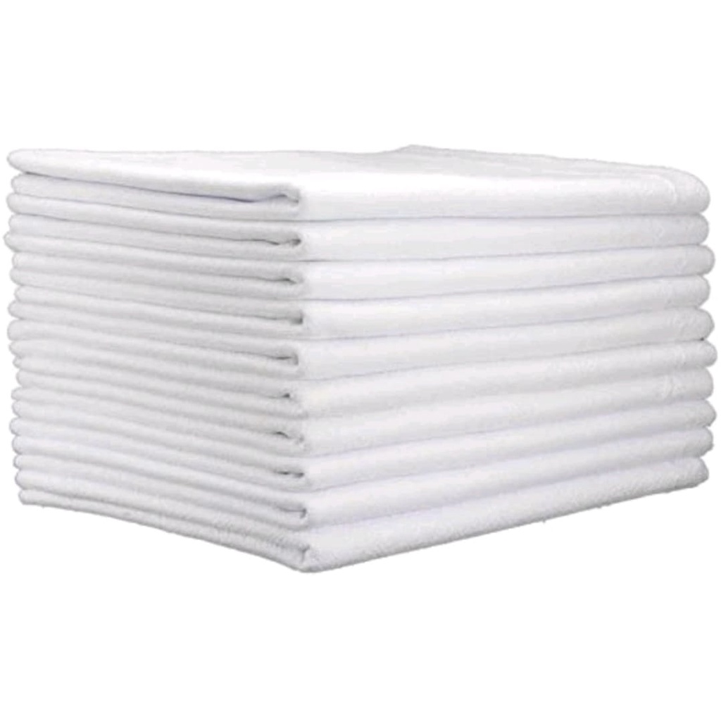 Pano Pé de Galinha Kit com 10, 20, 30 E 40 panos 100% Algodão Branco - Santa Margarida