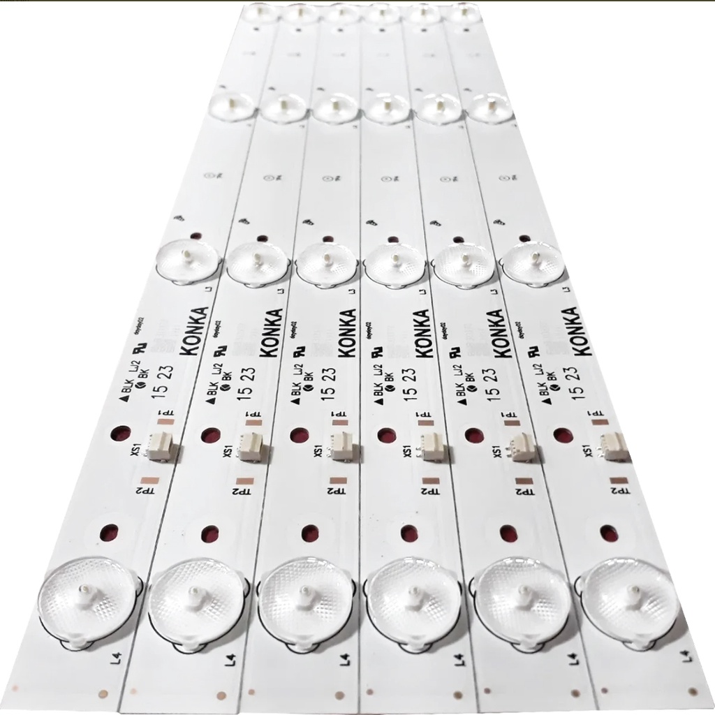 Kit Barra Led Tv Semp Konka Dl4053 40l2500 40l1500 Versão 6v