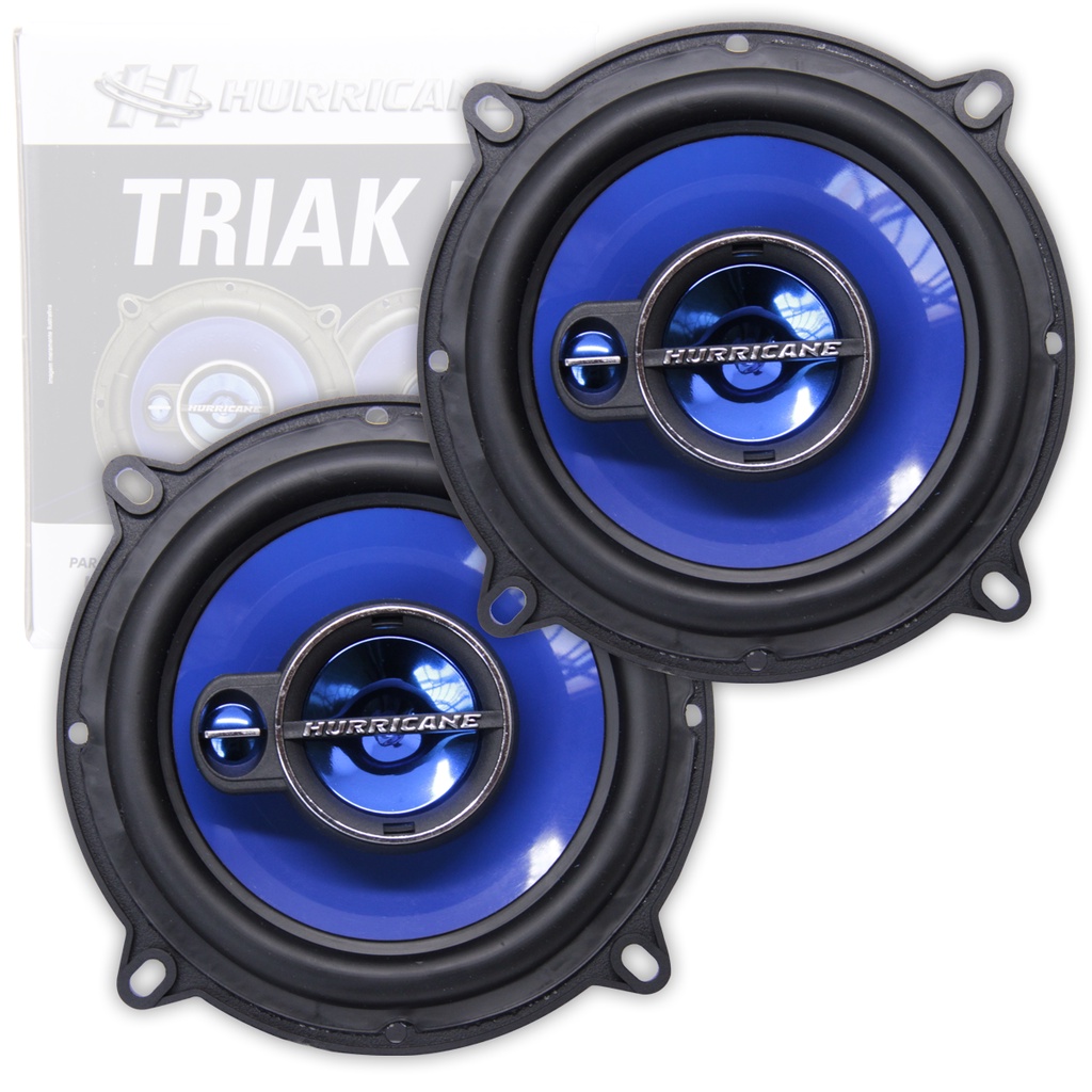 Par de Alto-Falante Triak 5 Triak5 5" Polegadas Triaxial - 100Watts RMS Hurricane