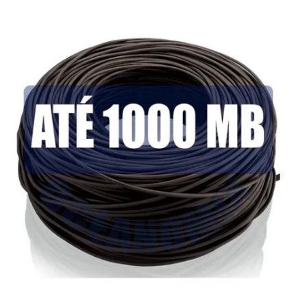 cabo de rede 4 pares 30 metros 100%cobre Homologado Antel  já envio Crimpado Marca Copperlan Melhor Que lan expert