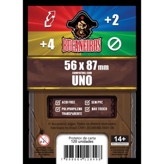 Sleeves Customizado - Uno (56x87) em Oferta na Shopee