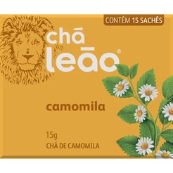 Chá Leão Camomila 15g em sachês - 15 Unidades