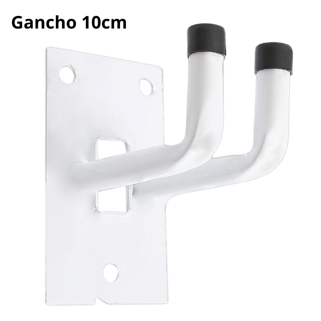 Gancho Parede Pendurar e Prender Bicicleta Vassoura Cadeira Mangueira Multi Uso 10cm