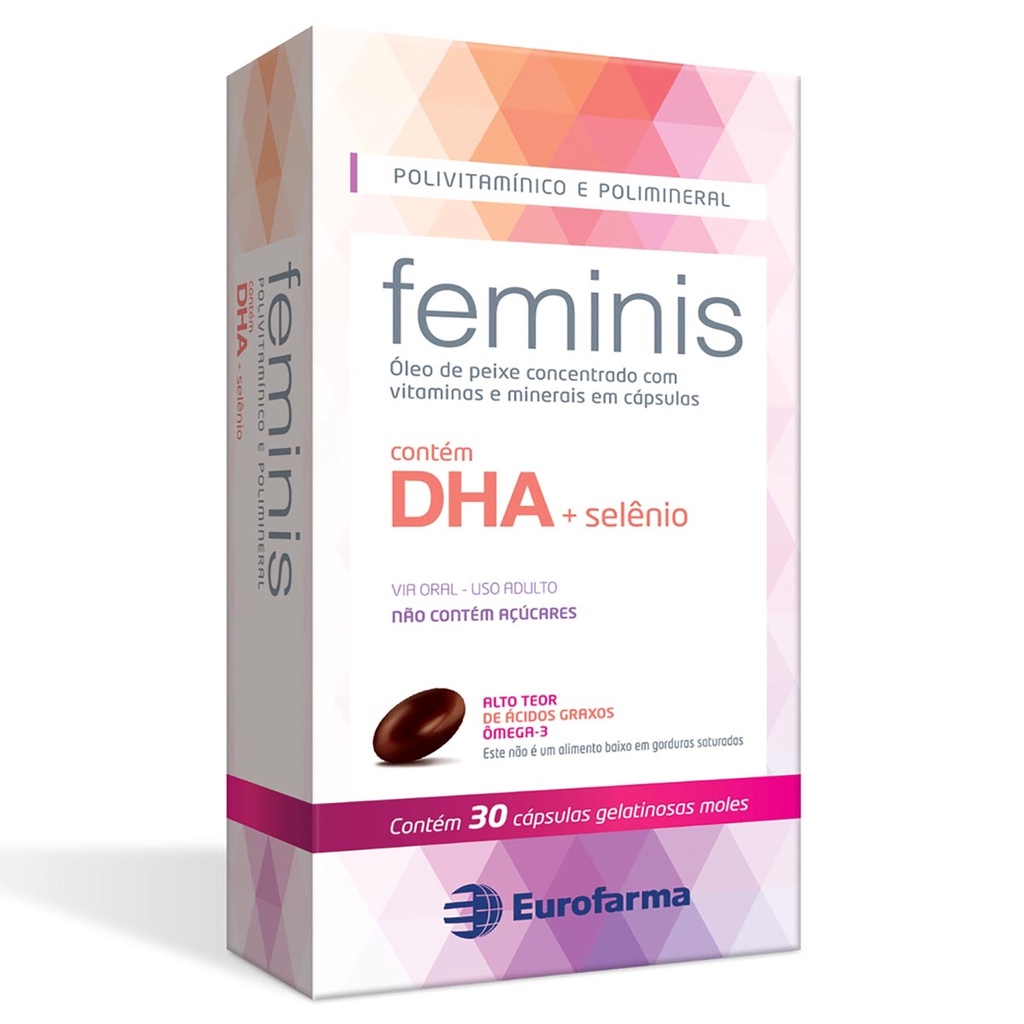 Feminis 30 cáps Eurofarma + ** 10 caps GRÁTIS **