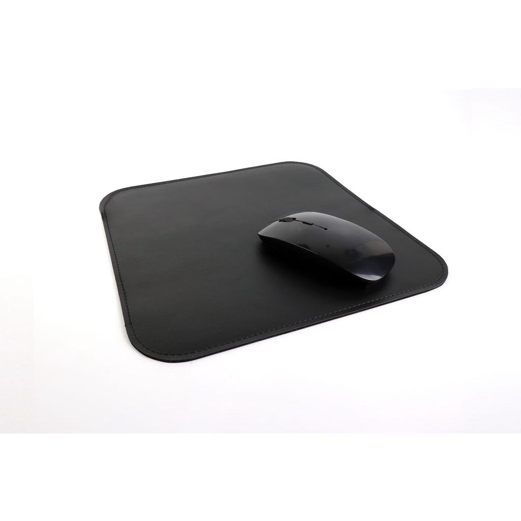 Mouse Pad Old Barn Couro Sintetico Preto 25x25 Cm