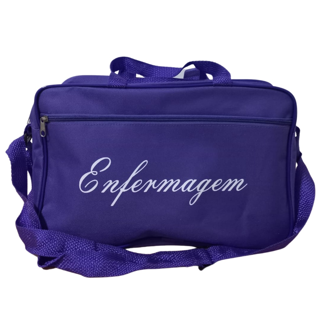 Bolsa para Enfermagem com Alça de Mão e Ombro Cores Variadas