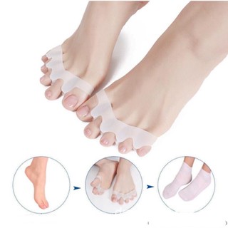 Separador Dedo , Pé Silicone Calo Joanete Desconforto Par
