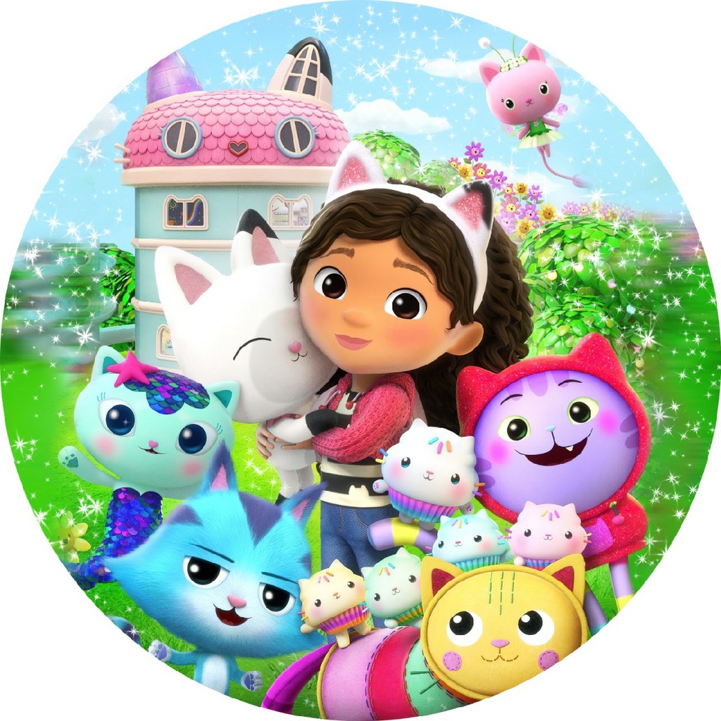 Painel Redondo Sublimado Tema Magica da Gabi em Oferta na Shopee