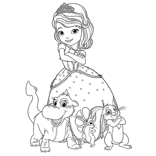 100 Folhas Desenho Pra Colorir e Pintar as Princesas