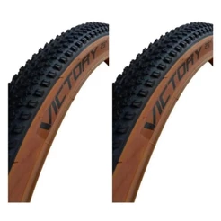 Par Pneus Bike Mtb Chaoyang Victory Skinwall Aro 29 X 2.10 Banda Marrom