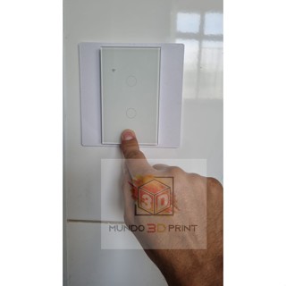 Adaptador 4x4 para tomada 4x2 Compatível com Interruptor Inteligente Sonoff Positivo.