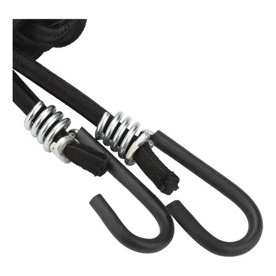 Corda Aranha Elástica Extensor Bagageiro Moto Gancho De Ferro 1,5m — imagem 2 de 2