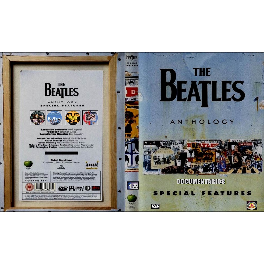 Dvd Box Documentário The Beatles Anthology - Raríssimo (12dvds)