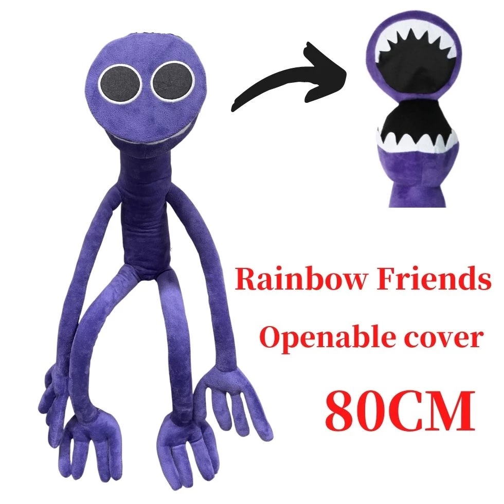Pelúcia Roxo Rainbow Friends Purple Roblox P/entrega - 80cm abre a