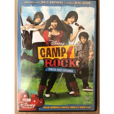 DVD Filme - Camp Rock Versao Rock Estendida - Demi Lovato - Usado