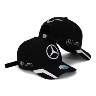 Boné Mercedes Benz Aba Curva Fitão Regulagem Strapback Formula 1 em Oferta na Shopee