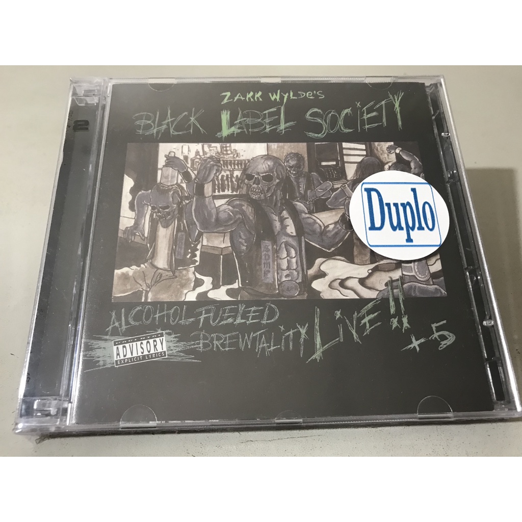 Black Label Society Alcohol Fueled Brewtality Live!! CD Duplo Novo