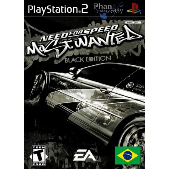 Need for Speed Most Wanted Black Edition legendado em português para PlayStation 2 PS2 desbloqueado