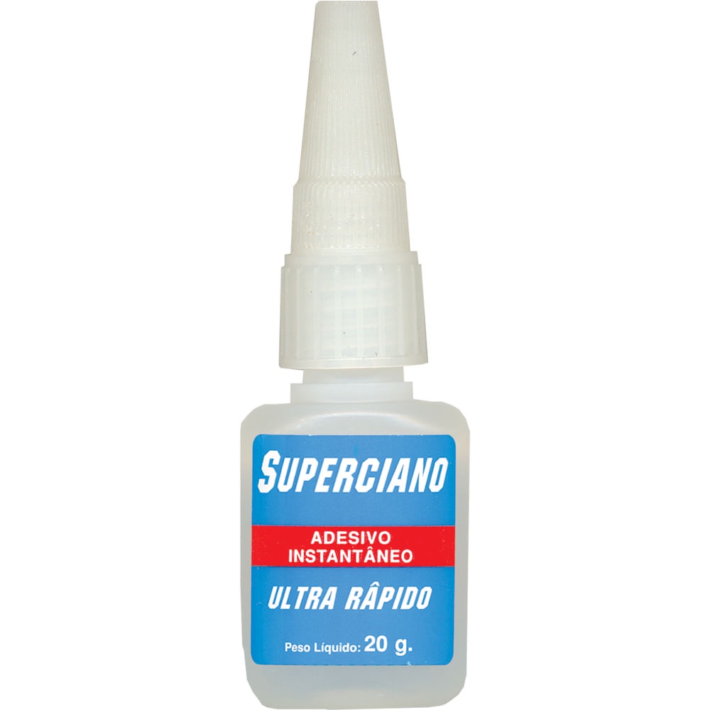 Cola Adesivo Instantâneo Superciano 20Gr