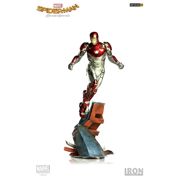 MARK 47 XLVII BDS - Iron Man 1/10 Spider-Man Homecoming - Iron Studios Lacrado PRONTA ENTREGA