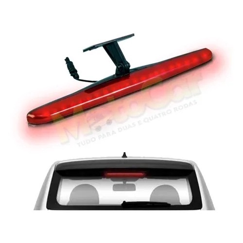 BREAK LIGHT LUZ DE FREIO LANTERNA FREIO BREAK LIGHT UNIVERSAL 20 LEDS VERMELHA