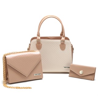 kit Bolsas femininas 3 peças, grande , media, carteira promoção !