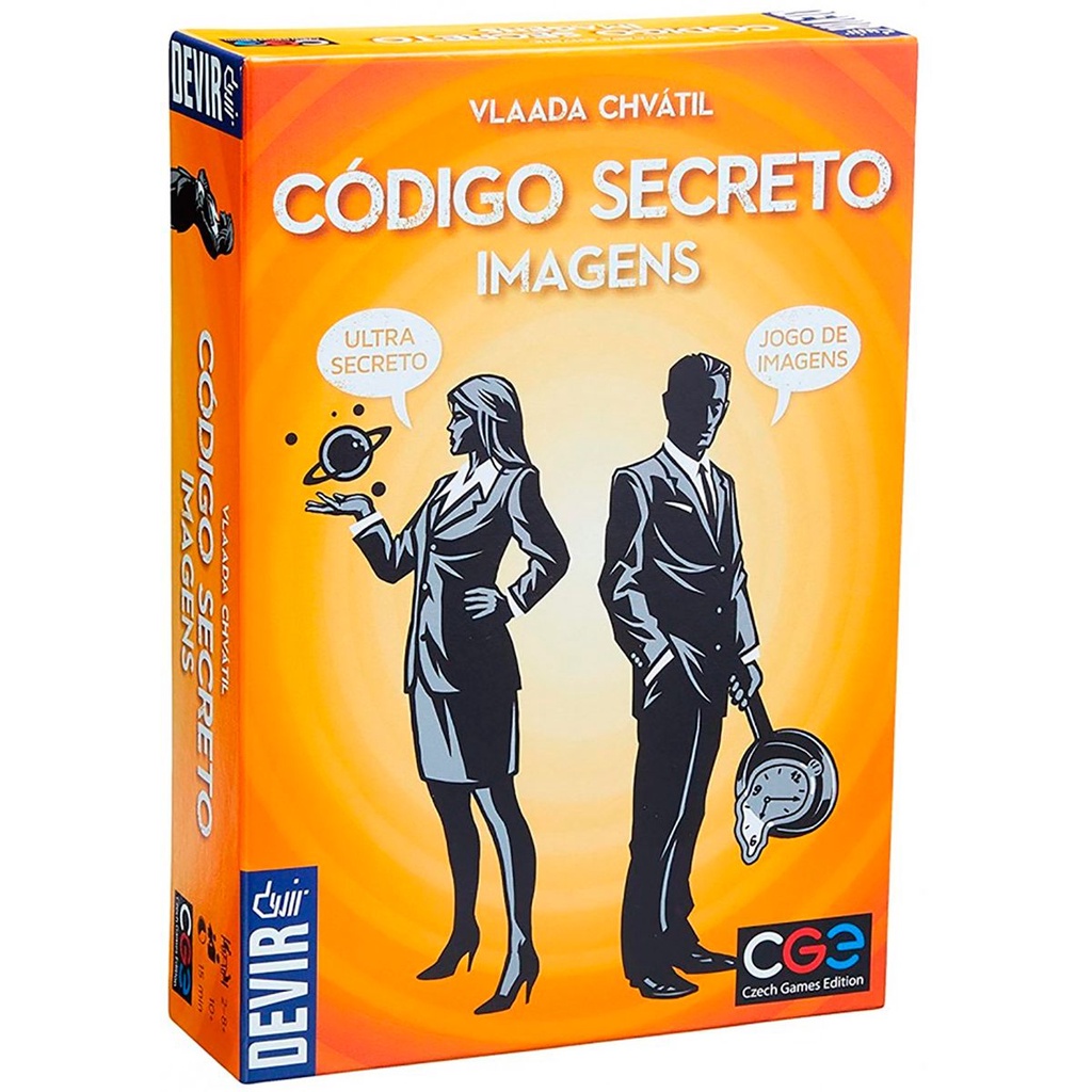 Código Secreto Imagens Jogo de Tabuleiro Devir Português