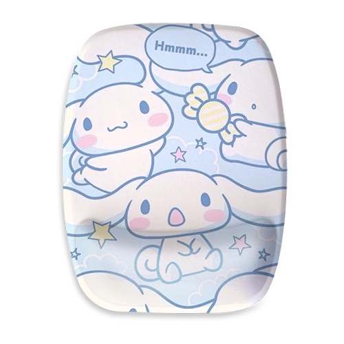 Mouse Pad Ergonômico com Apoio Cinnamoroll Fofo