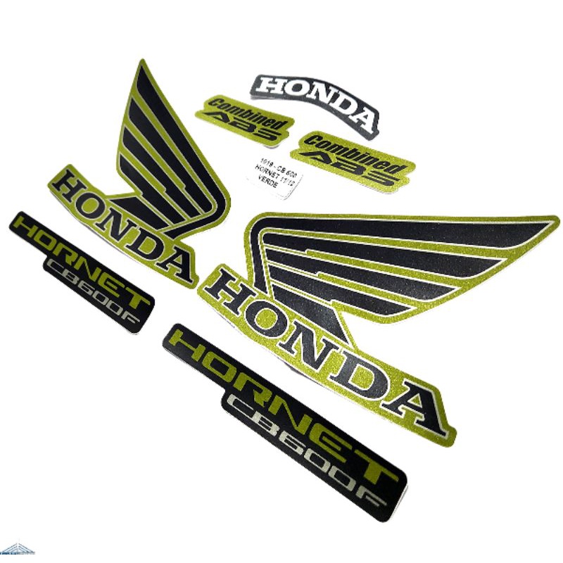 Adesivos Cb 600 Hornet 2011 2012 Verde