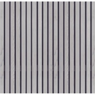 Papel De Parede Lavável Adesivo sala Ripado Madeira Cinza