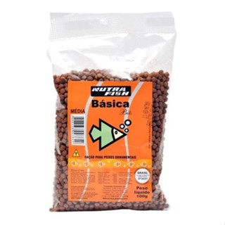 Ração para Peixes Nutral Básica Nutrafish Bits Grãos Finos e Médios 100g