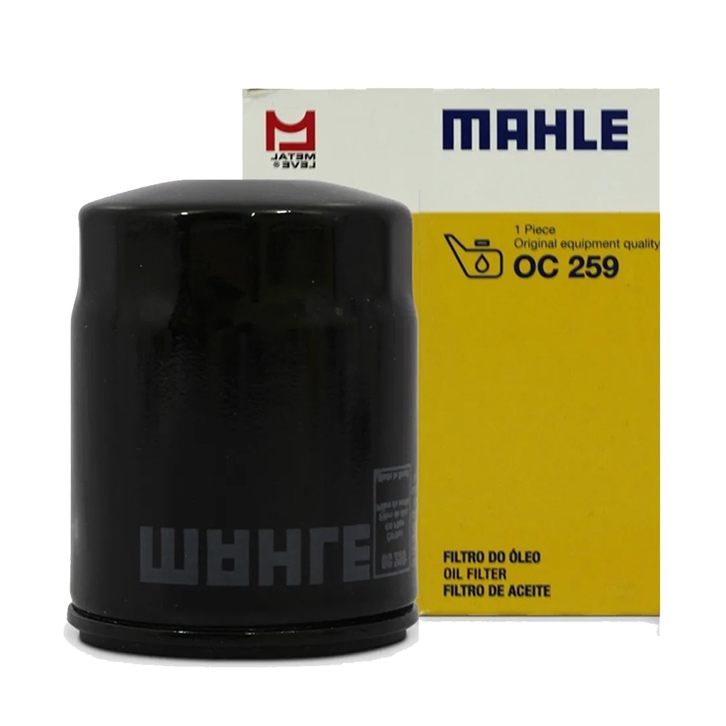 Filtro De Óleo Mahle OC259 Pajero Tr4 Honda Fit Civic Fiat Palio Punto Siena Fiorino