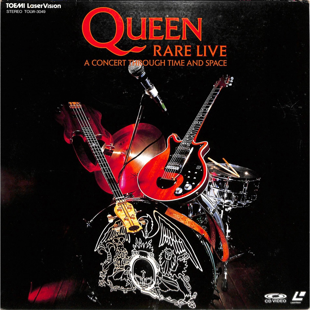 Queen - Rare Live Concert Through Time And Space - Laser Disc Importado