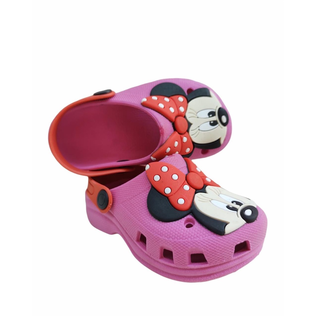 babuche sandalia infantil minie mouse menina macio leve dia a dia escolar colegio praia piscina